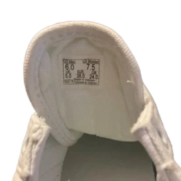 Vans Old Skool OTW Foxing, White with Translucent Blue Sole, Sz. 7.5, EUC - Picture 4 of 5